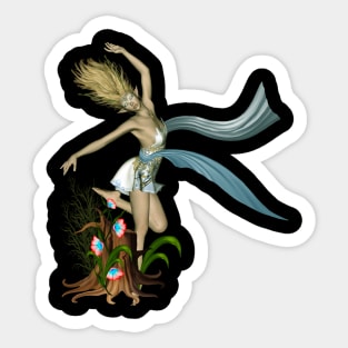 Cute dancing fairy Sticker